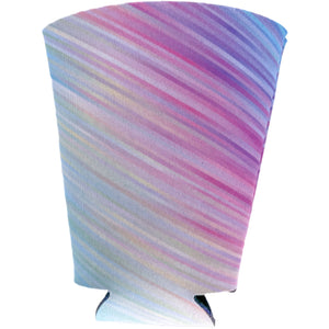 Pastel Gradient Stripes Pint Glass Coolie