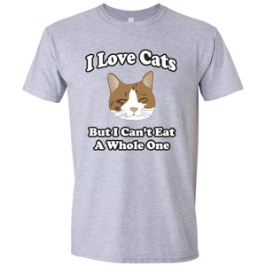 I Love Cats Funny T Shirt