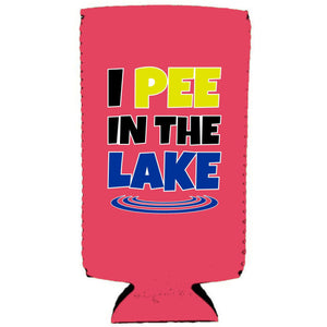 I Pee In The Lake Slim Can Coolie