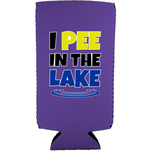 I Pee In The Lake Slim Can Coolie