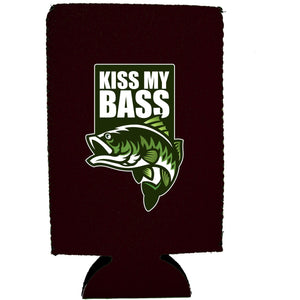 Kiss My Bass 16 oz. Can Coolie