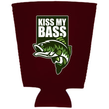 Load image into Gallery viewer, Kiss My Bass Neoprene Pint Glass Coolie
