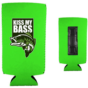Kiss My Bass Magnetic Slim Can Coolie
