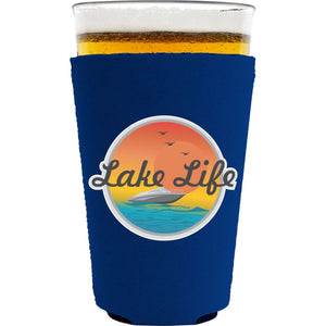 Lake Life Pint Glass Coolie