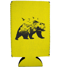 Load image into Gallery viewer, Mountain Bear 16 oz. Can Coolie
