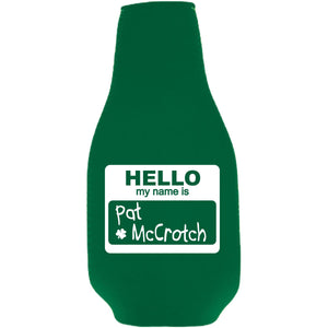 Pat McCrotch Beer Bottle Coolie