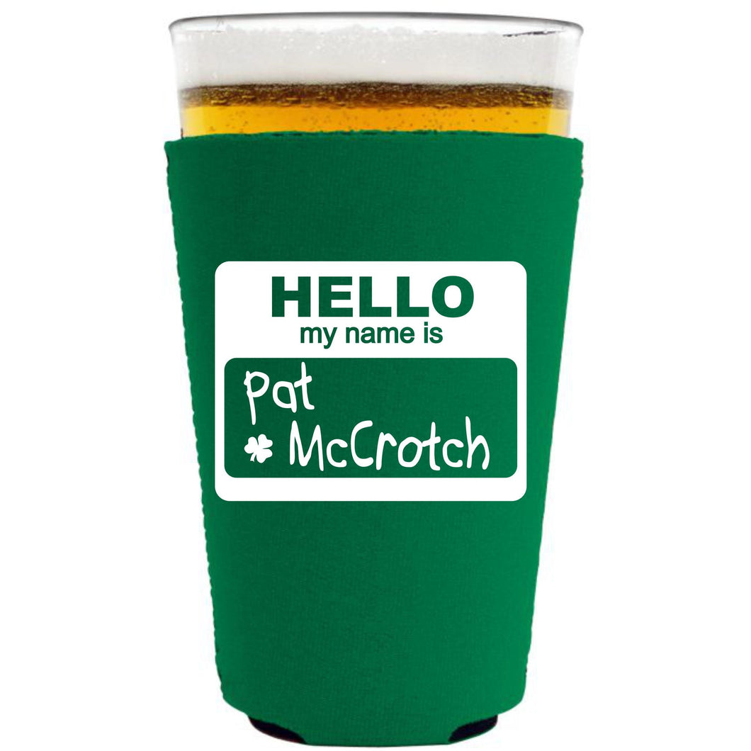 Pat McCrotch Pint Glass Coolie