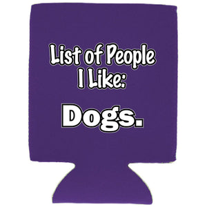 List of People I Like Dogs Magnetic Can Coolie
