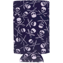 Load image into Gallery viewer, Pirate Pattern 16 oz. Can Coolie
