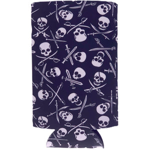 Pirate Pattern 16 oz. Can Coolie