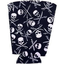 Load image into Gallery viewer, Pirate Pattern Pint Glass Coolie
