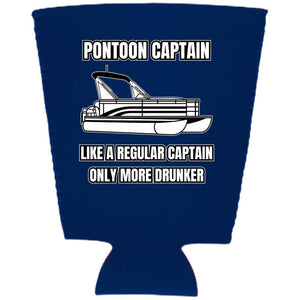 Pontoon Captain Neoprene Pint Glass Coolie