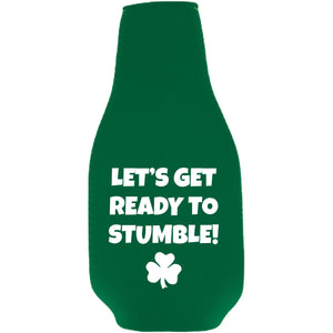 Let's Get Ready to Stumble Beer Bottle Coolie
