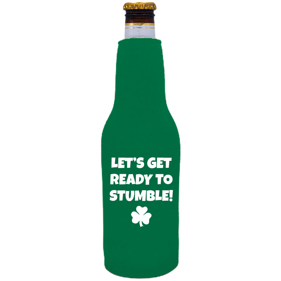 Let's Get Ready to Stumble Beer Bottle Coolie – Coolie Junction