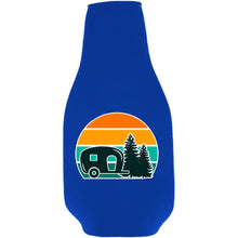 Load image into Gallery viewer, Retro Camper Beer Bottle Coolie with Opener Attached

