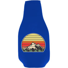 Load image into Gallery viewer, Retro Mountains Beer Bottle Coolie
