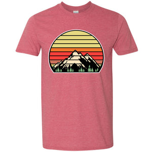 Retro Mountains Graphic T Shirt