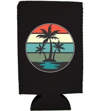 Load image into Gallery viewer, Retro Palm Trees 16 oz. Can Coolie
