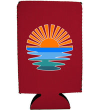 Load image into Gallery viewer, Retro Sunset 16 oz. Can Coolie
