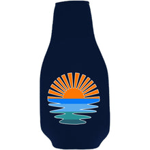 Load image into Gallery viewer, Retro Sunset Beer Bottle Coolie
