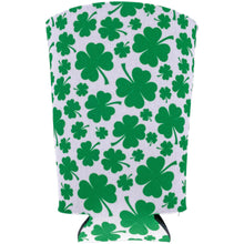 Load image into Gallery viewer, Shamrock Pattern Pint Glass Coolie
