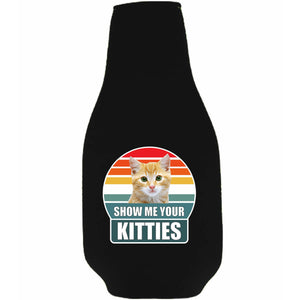 Show Me Your Kitties Beer Bottle Coolie