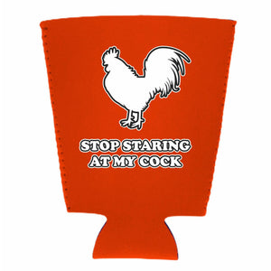 Stop Staring At My Cock Pint Glass Coolie