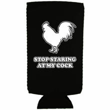 Load image into Gallery viewer, Stop Staring At My Cock Magnetic Slim Can Coolie
