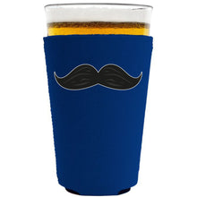 Load image into Gallery viewer, Thick Mustache Pint Glass Coolie
