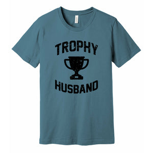 Trophy Husband Distressed T Shirt