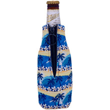 Load image into Gallery viewer, Waves Tropical Pattern Beer Bottle Coolie
